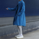 大赖自制/17FW 2017新款风衣男中长款男士帅气大衣韩版薄款外套潮