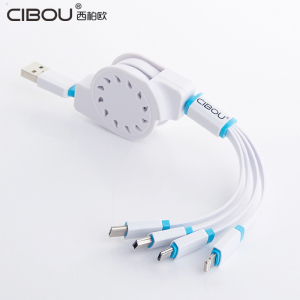 多头伸缩数据线