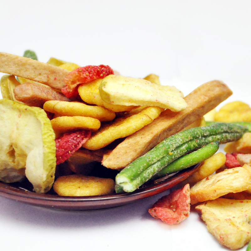 亚细亚田园综合果蔬脆片95g什锦蔬菜干水果脱水即食休闲小吃零食