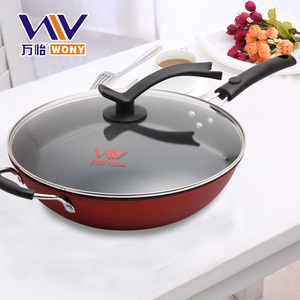 万怡 32CM炒锅不粘锅