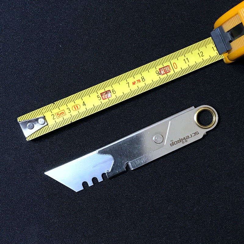 screwpop不锈钢多功能便携实用utility knife伸缩式美工刀开箱刀