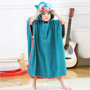 纯棉卡通儿童浴巾斗篷