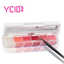 淡化唇纹 保湿 6色唇彩组合 YCID施蒂滋润甜蜜唇冻