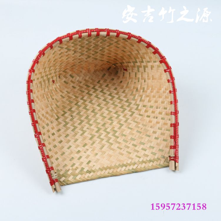 精品纯手工竹编畚斗竹簸箕竹篓竹筐竹斗铲谷斗茶铲畚茶叶无孔竹匾