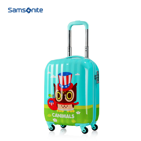 Samsonite/新秀丽明星款可爱卡通儿童拉杆箱行李箱旅行箱18寸79T