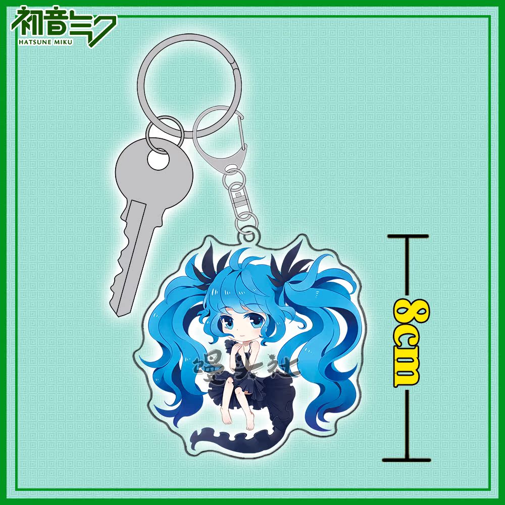馒头社 miku 樱初音 雪初音 亚克力挂件 钥匙扣 动漫创意周边