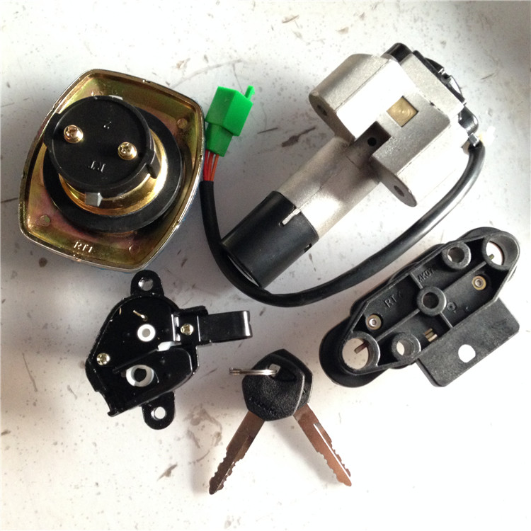 正品配件铃木钻豹国三套锁 hj125k-a -2a -3a套锁电门锁 全车锁具