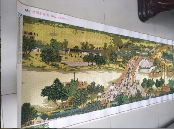 钻石画清明上河图十字绣满钻满贴全景全图客厅大幅贴钻成品