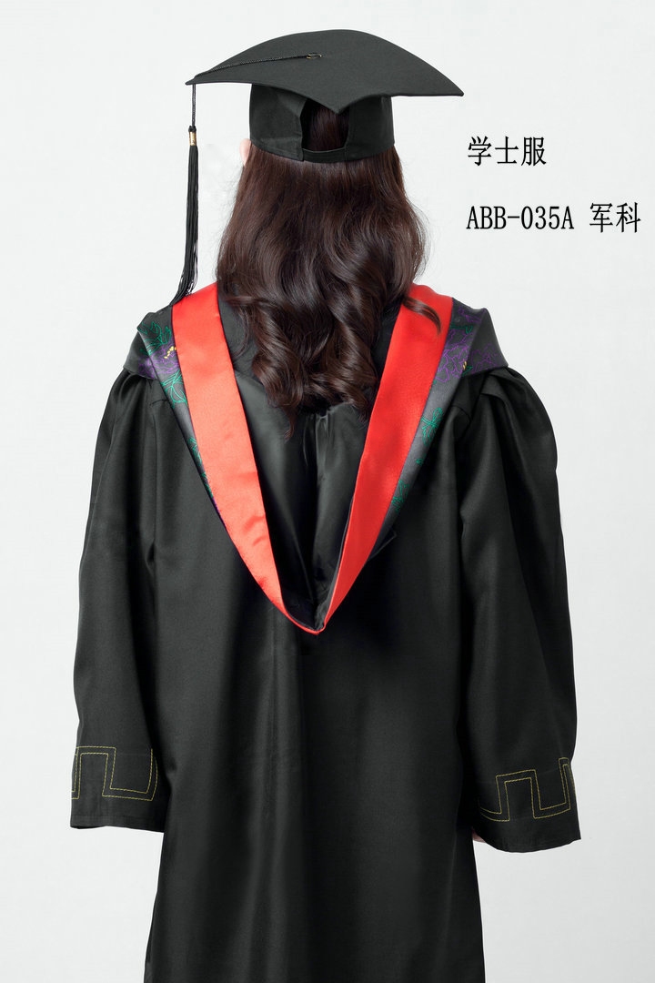学士服男女通用博士服硕士服学位袍批发垂布大学毕业礼留念礼服