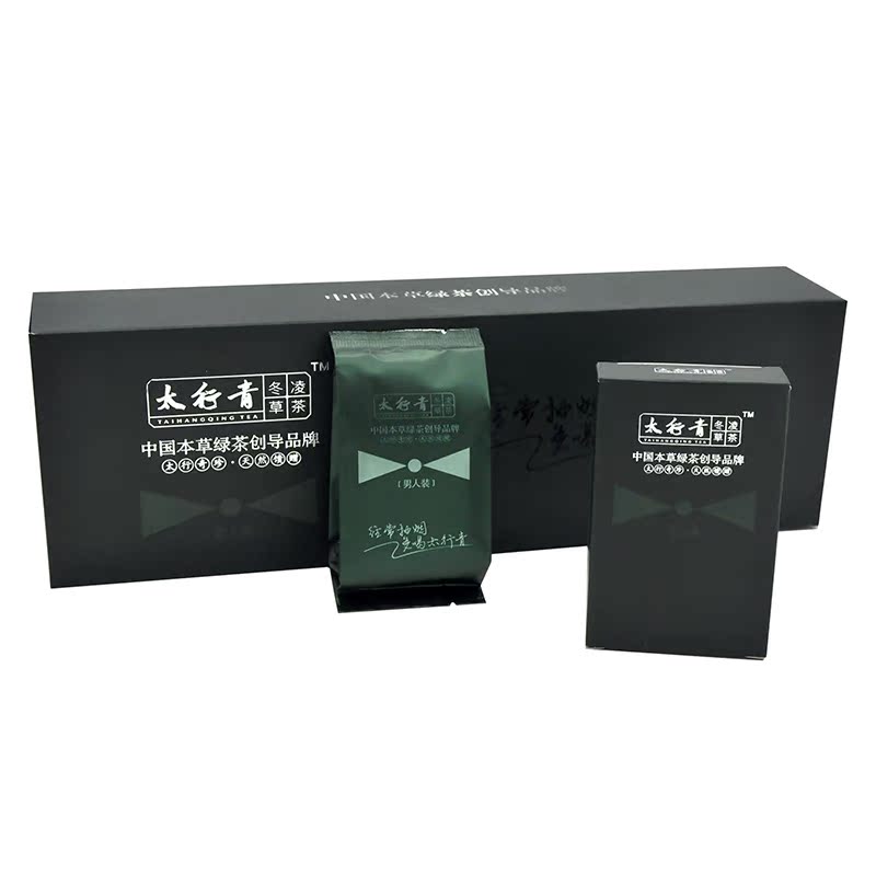 太行青野生冬凌草2016新茶烟条装茶叶礼盒本草绿茶特效茶去火苦茶