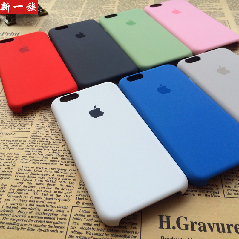 官方硅胶保护套适用于苹果iphone6原装手机壳6splus防摔磨砂原厂