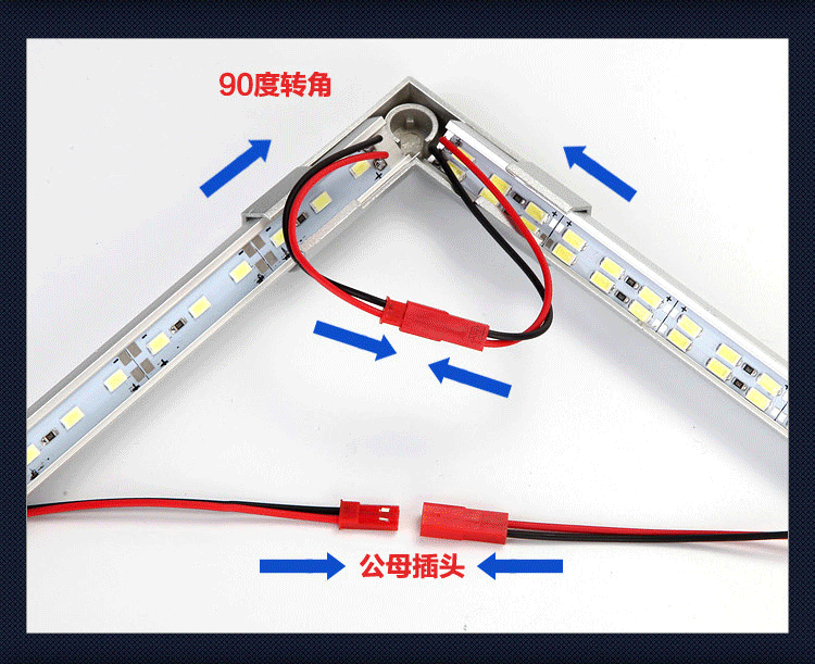 led硬灯条双排168灯12v灯带5630 7020贴片珠宝黄金手机高亮柜台灯