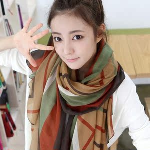 防晒丝巾披肩棉麻围巾