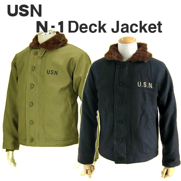 美式复古 海军n-1棉服 deck jacket usn甲板服加厚男士修身n1夹克