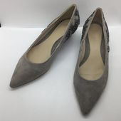 17新款 清仓外贸原单特价 尖头坡跟中跟水钻女单鞋 女鞋 品牌撤柜断码