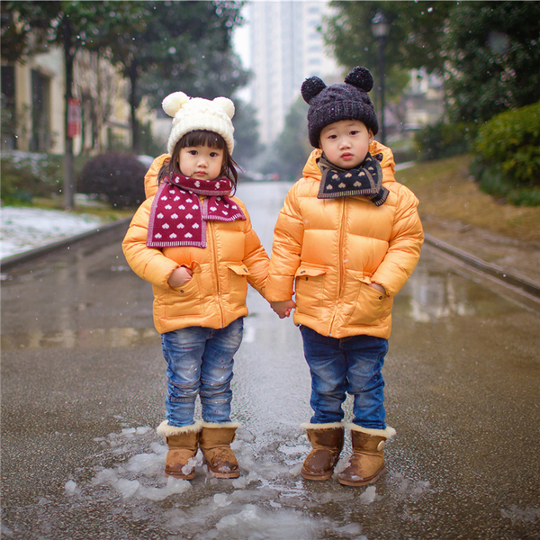 热销亲子装 亲子羽绒服_易购客 明星同款 熊窝