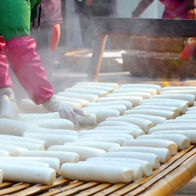 农家特产年糕条 宁波水磨年糕 炒年糕白年糕 慈城年糕5斤真空包邮