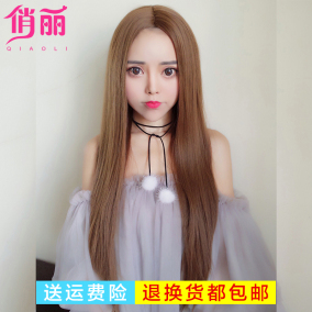假发女长直发隐形无痕中分刘海韩国长发自然逼真气质蓬松整顶发套