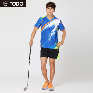 TODO唐盾羽毛球服男女运动套装韩版时尚跑步