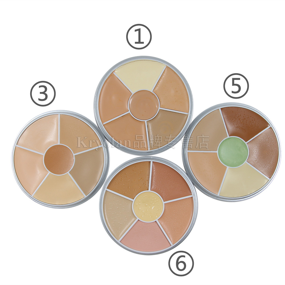 歌剧德国魅影遮瑕膏 雀斑六色遮瑕盘遮瑕修容