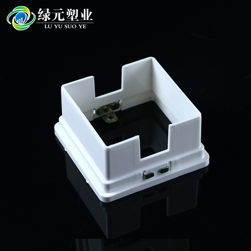 pvc预埋接线盒增高圈阻燃线盒86型线盒插座底盒2公分 3公分增高
