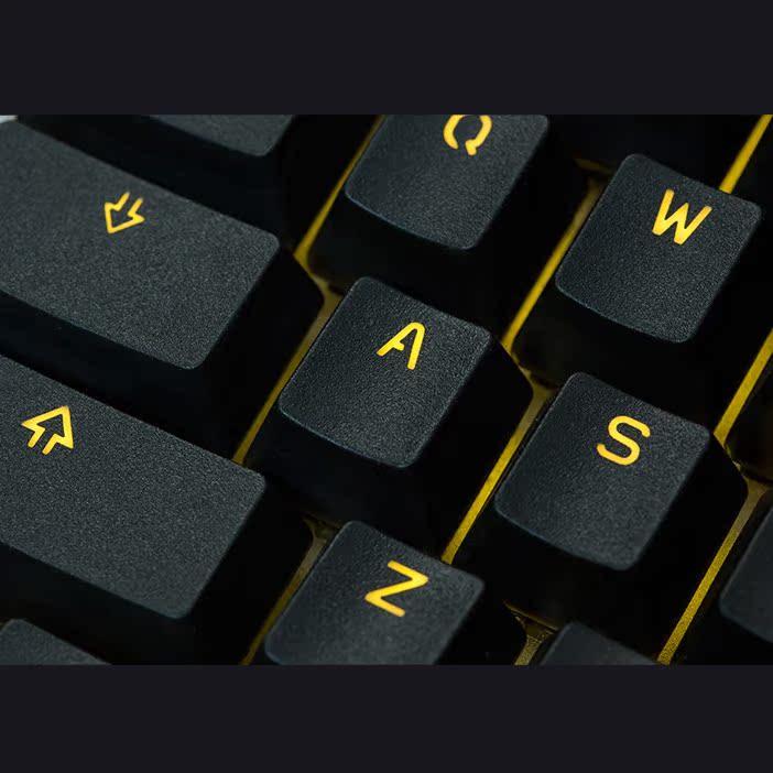 ikbc 白色pbt键帽 二色字体透光 背光机械键盘专用 abs透明键帽