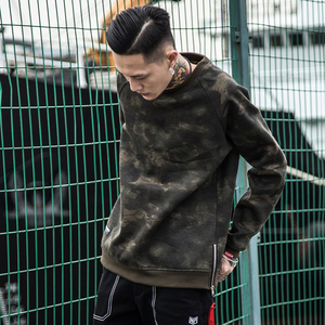 青年高街迷彩卫衣