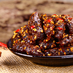 蜀道香天椒麻辣牛肉干200g