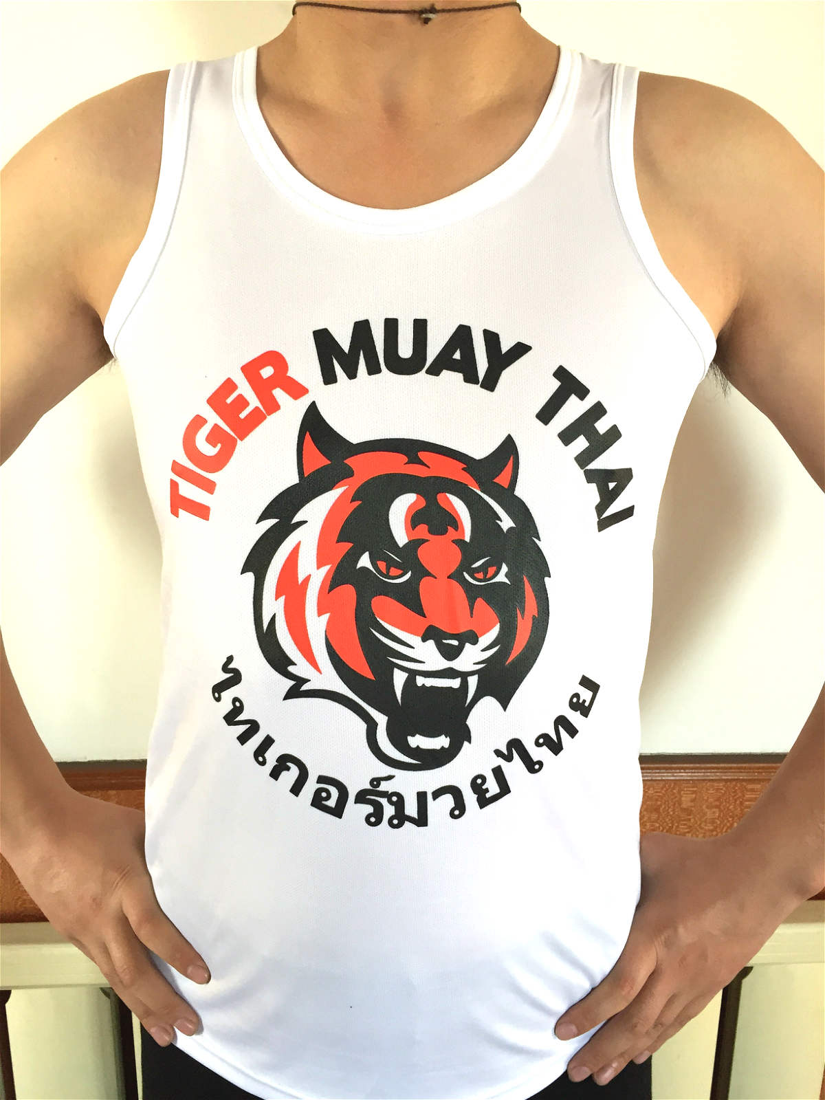 播求冲膝老虎泰拳 tiger muay thai速干drifit背心【mma.ufc】