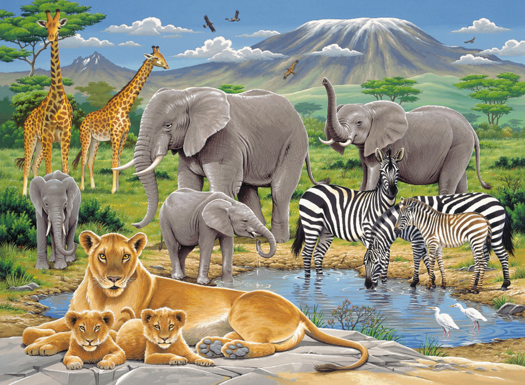 【现货】ravensburger 动物世界 200片 德国进口拼图