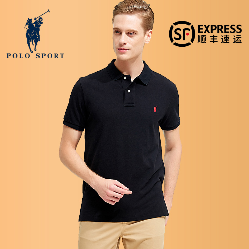 polosport 男保罗衫薄短袖t恤 翻领商务休闲男装夏t恤大码polo衫