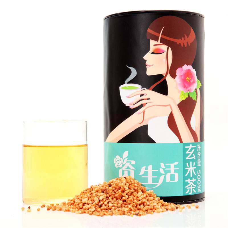 资生活茶叶 玄米茶 花草茶 500克/罐
