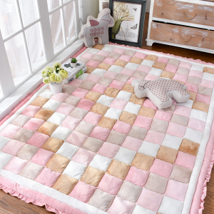 拼接夹棉榻榻米垫爬行垫