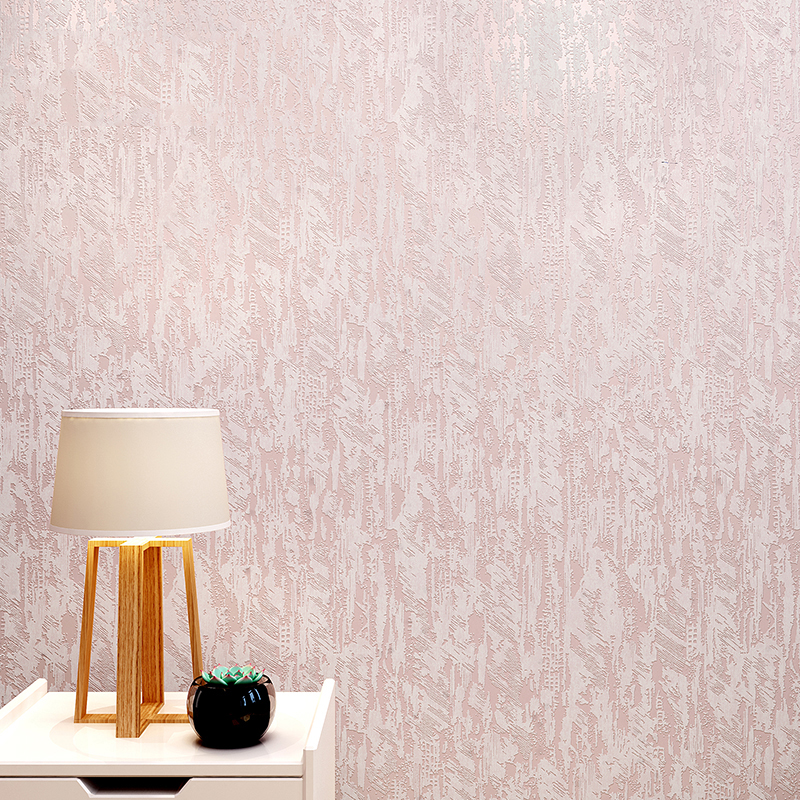 硅藻泥无纺布素色纯白色墙纸现代简约客厅卧室