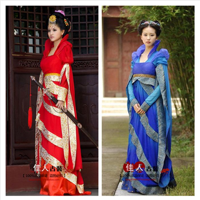 影视古装仙剑奇侠传三龙葵广袖流仙裙演出服舞台装COS/DS写真服装
