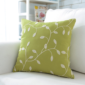 田园风绣花抱枕靠垫