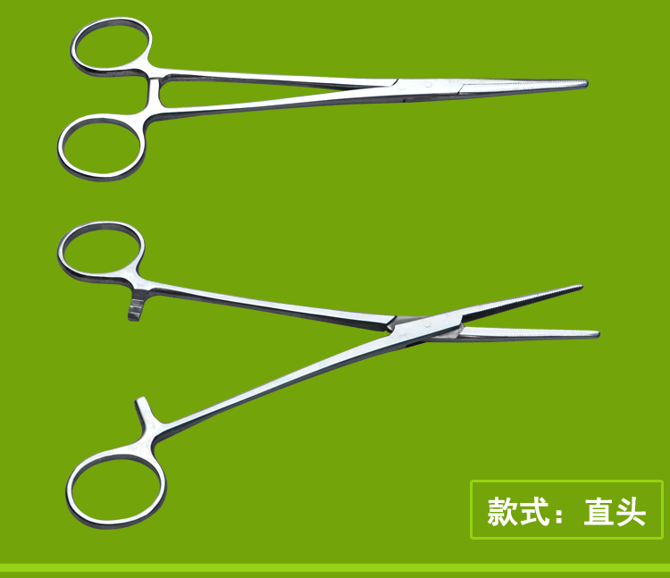医用不锈钢持针器/钳 止血钳 弯头直头 手术钳宠物拔毛医用持针器