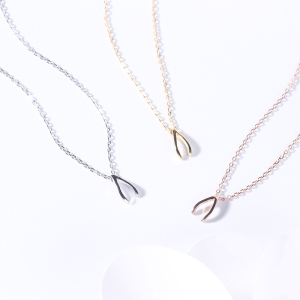 S925纯银项链骨项链