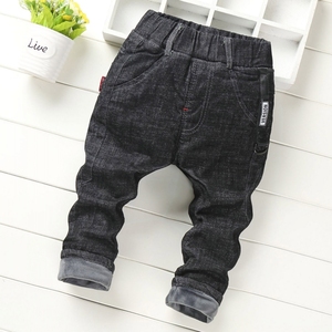 小童加绒夹棉牛仔裤0-1-2-3-4-5岁