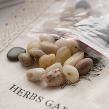 小石头 混色一包100g 花瓶点缀小物 略微抛光 天然小鹅卵石