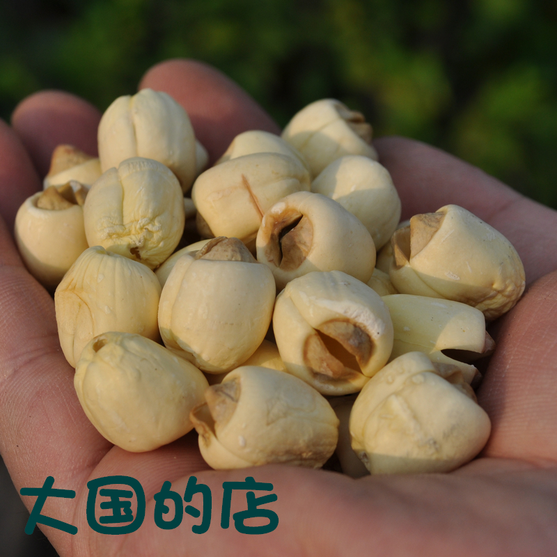大个头 有清香味的农家建宁莲子 228克 全手工去芯白莲 一煮就烂