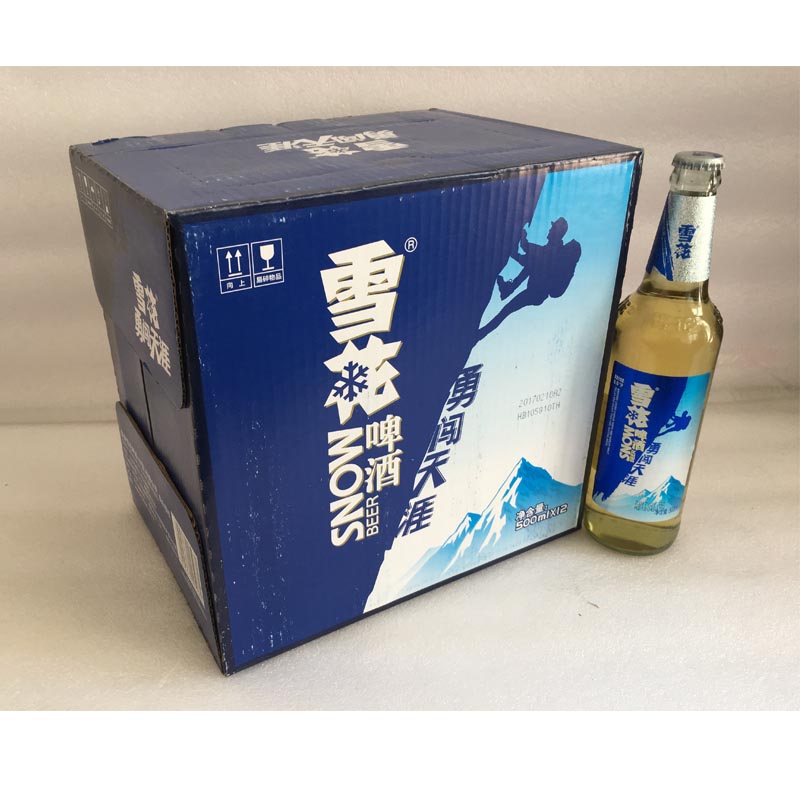 雪花勇闯天涯啤酒 8度 500ml*12瓶装 张家口市区满3箱免费送货