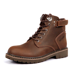 男士潮高帮马丁靴