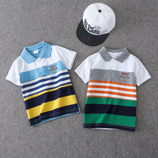 夏季男童纯棉polo衫短袖t恤