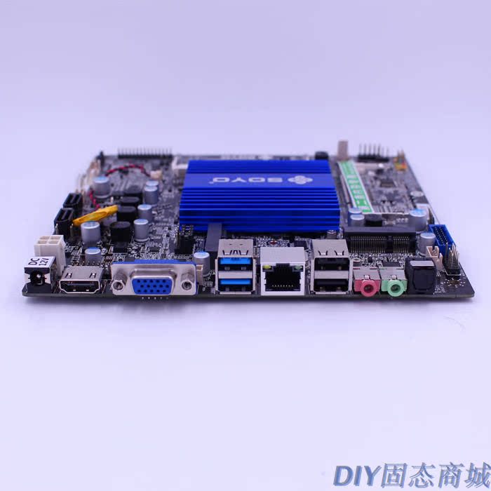 包邮soyo/梅捷n3160四核cpu itx 12vdc输入lvds 送电源适配器