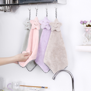 创意卡通擦手巾笑脸手巾