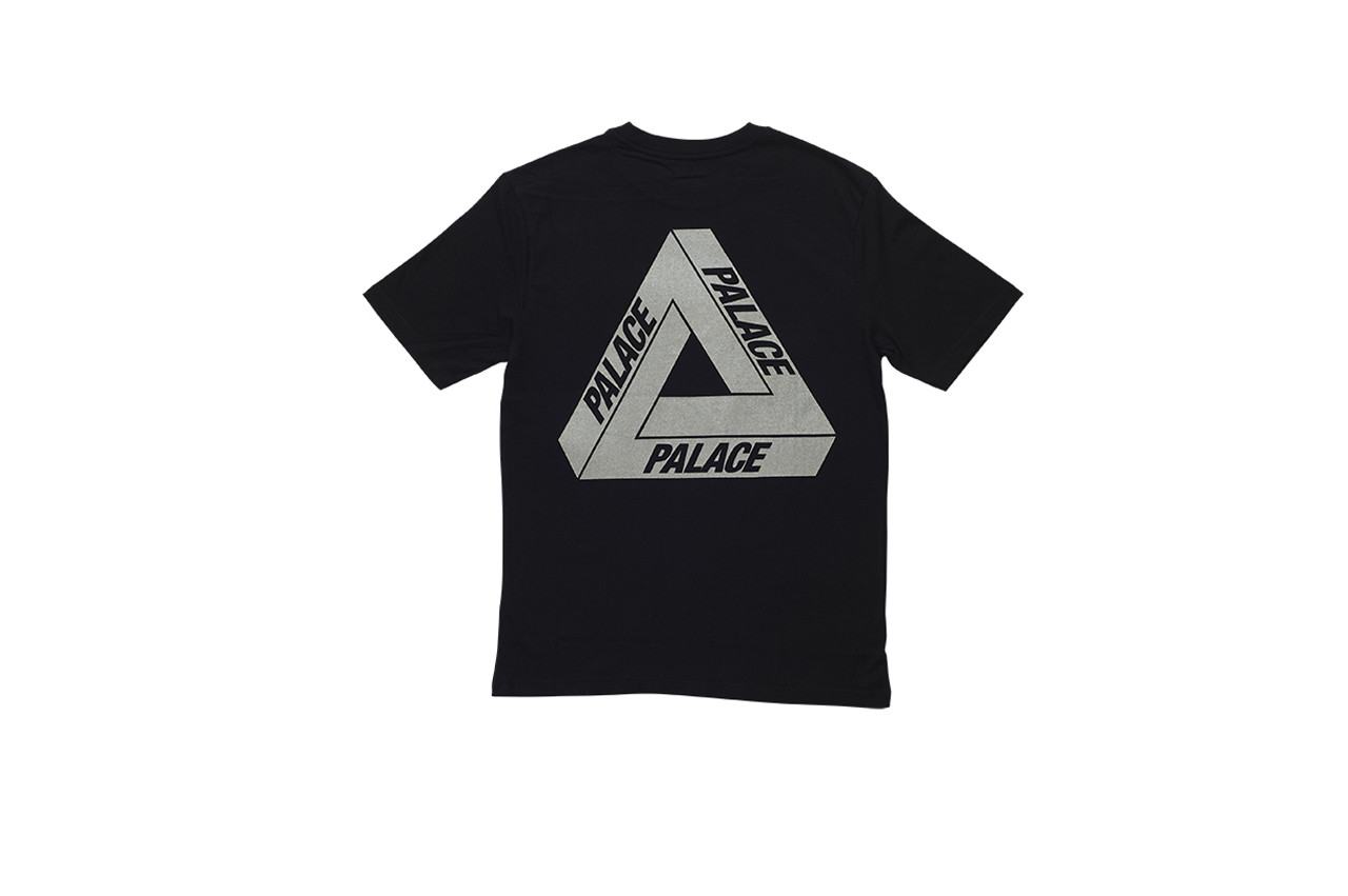 palace skateboards tee 三角logo 3m反光 短袖t恤男女情侣