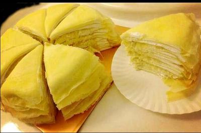 上海泰国榴莲千层蛋糕动物奶油芒果 生日蛋糕下午茶全国顺丰包邮