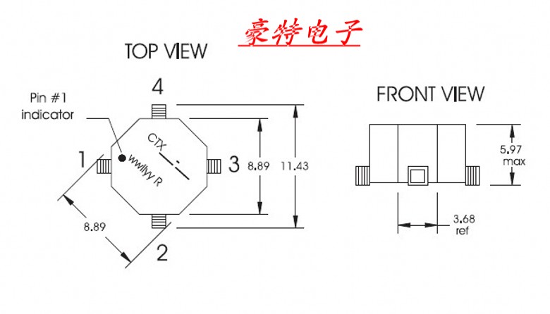 7uh 3a 双绕组滤波信号耦合共模电感共模扼流圈