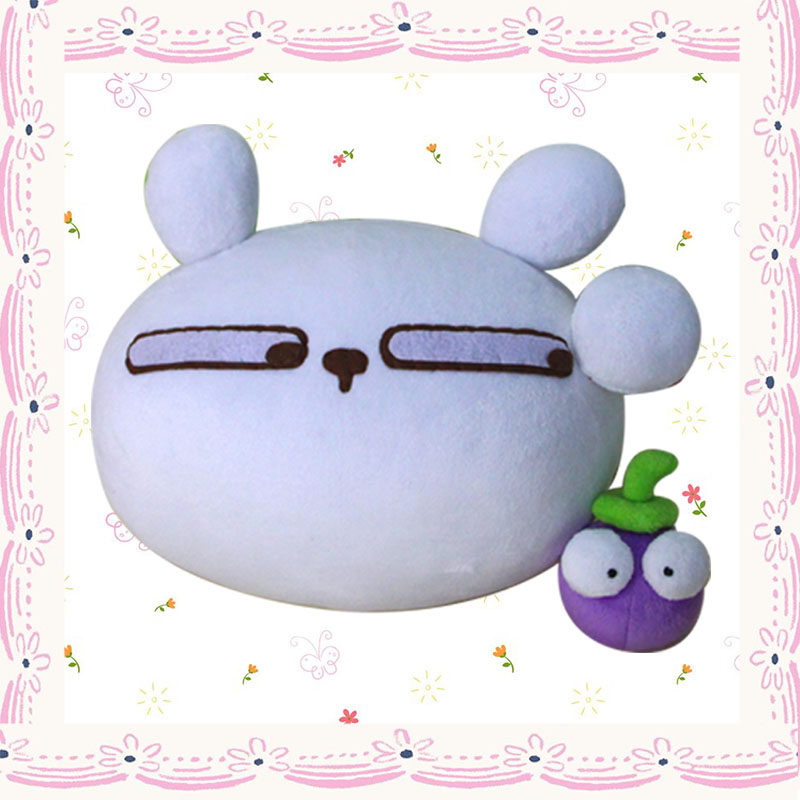 qq表情 微信表情 可爱个性 蛋蛋 汪蛋 毛绒玩具公仔 diy按图定做